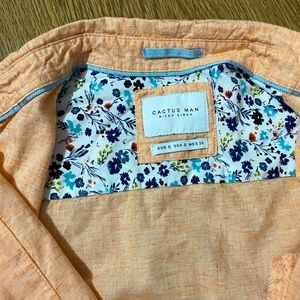 Cactus Man Small Short Sleeve Dress Shirt